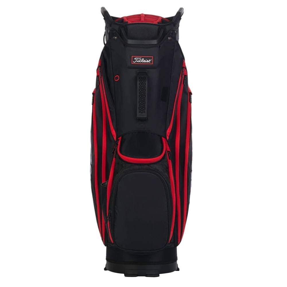 Titleist Cart 14 Lightweight Golf Bag - Black/Black/Red O30984