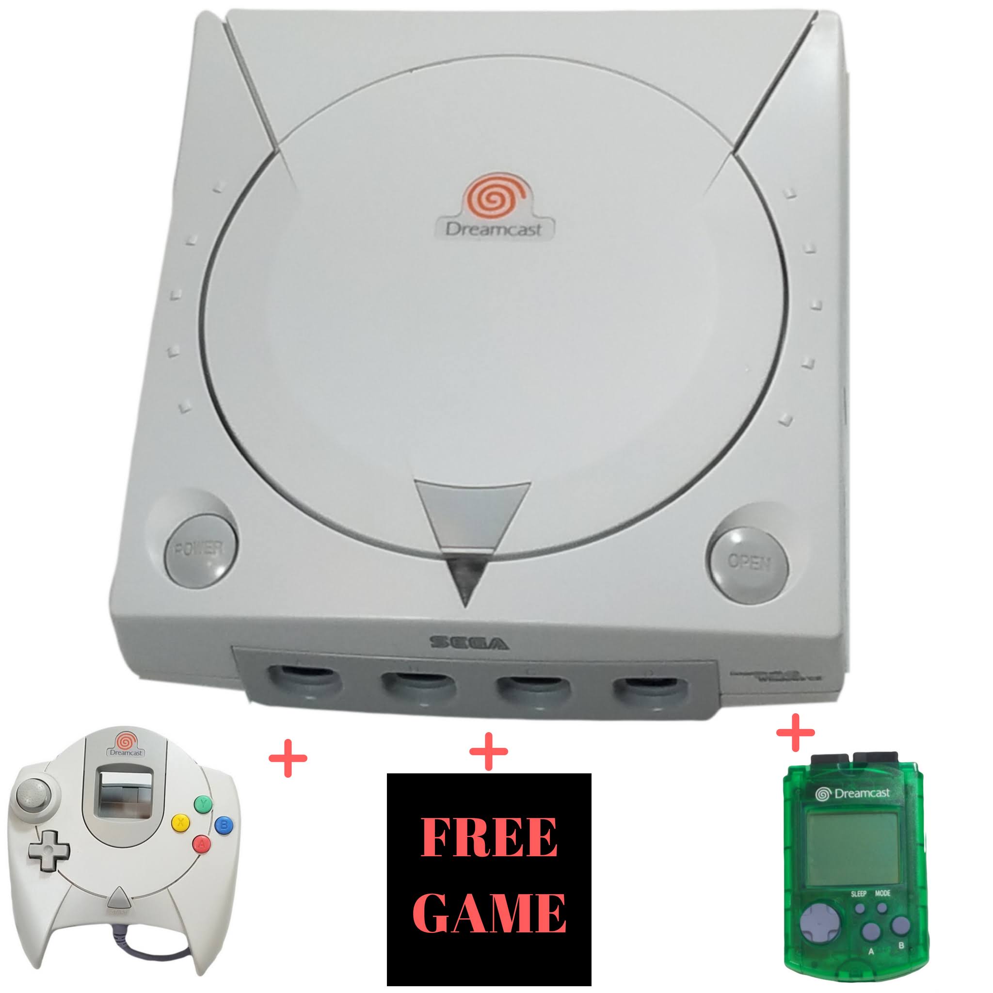 Sega Dreamcast - Game console - gray