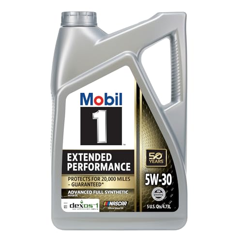 Mobil 1 Advanced Fuel Economy Full Synthetic Motor Oil 0W-20, 5 Quart A306