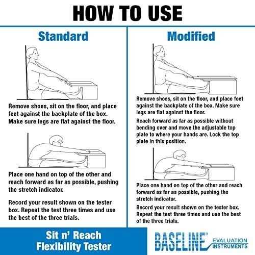 Baseline Sit n Reach Trunk Flexibility Box F812649