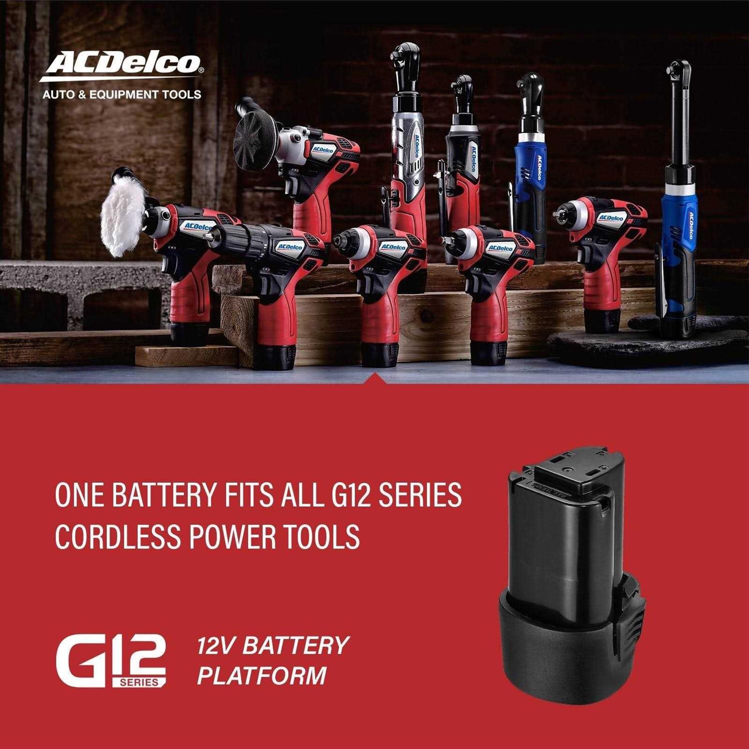 ACDelco AB1207LA-P2 G12 Series 12V Li-ion 2 Battery Packs T28866