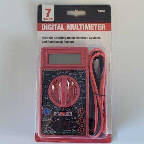 7-Function Digital Multimeter J477095