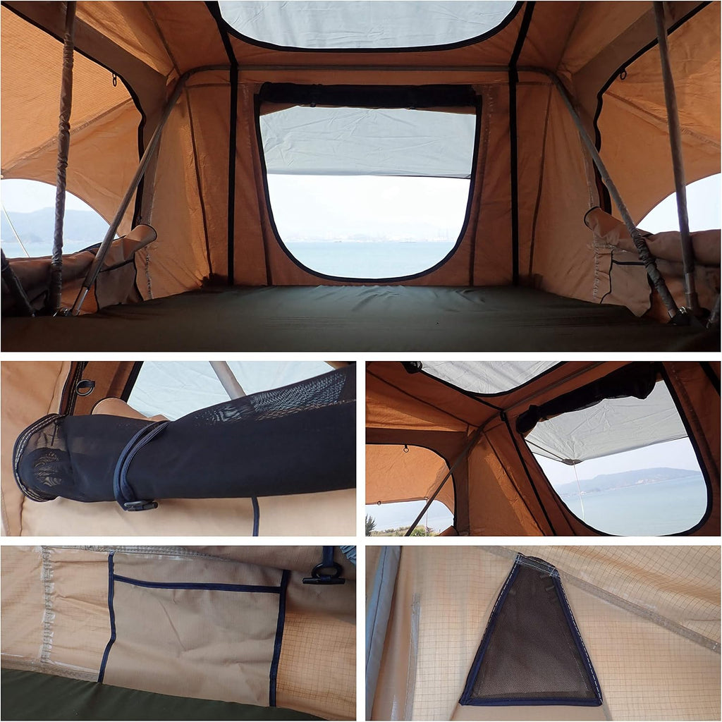 Campoint 2-3 Person Rooftop Tent with Rainfly and Ladder A138111