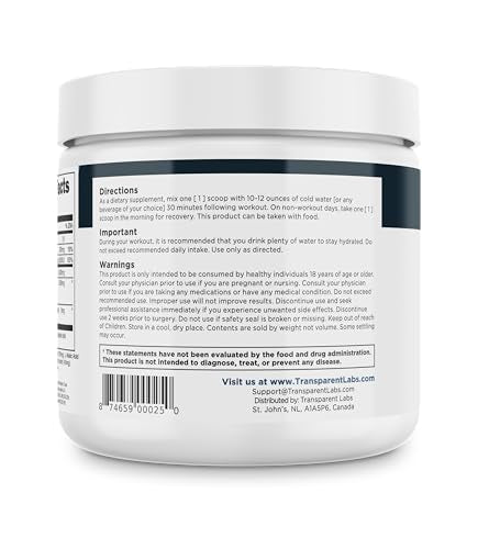 Transparent Labs Creatine HMB Strawberry Lemonade & Unflavored, 30 Servings Each M31313