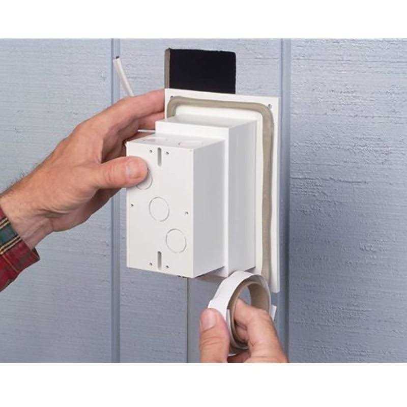 Arlington DBVR1W-1 Low Profile Electrical Box with Weatherproof Cover O4856