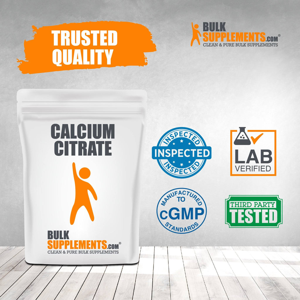 Pure Calcium Citrate Powder by BulkSupplements, 5 kg A31100