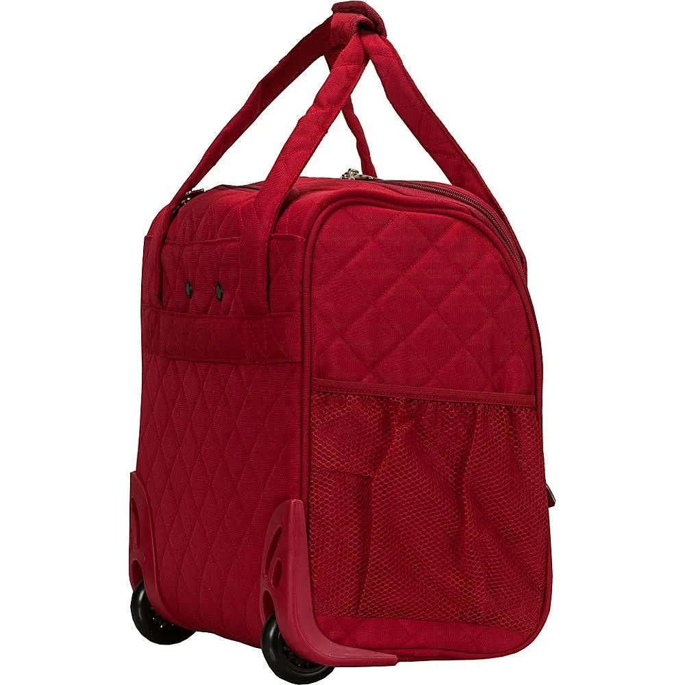 Rockland Melrose Wheeled Underseat Carry-On Charcoal B77693