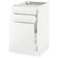 IKEA - SEKTION Base cabinet/p-out storage/2 Drawer, White Maximera/Ringhult White, 18x24x30 19034142