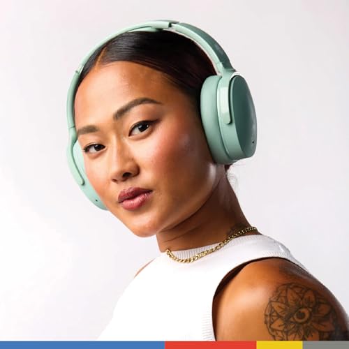 Skullcandy Hesh ANC Over-Ear Noise Cancelling Wireless Headphones, True Black Q480