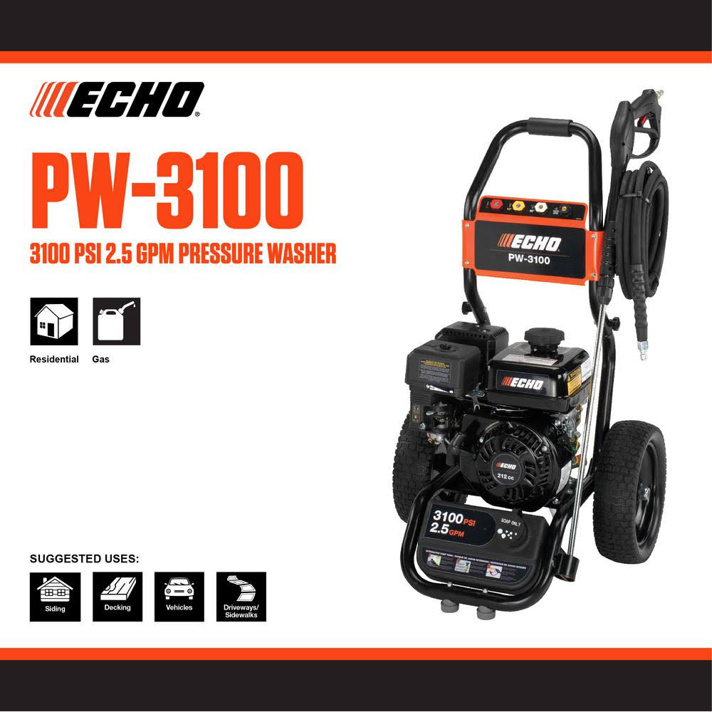 Echo PW-3100 Gas Pressure Washer H20926
