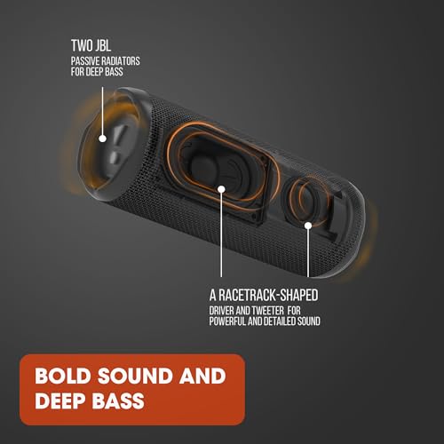 JBL Flip 6 Portable Bluetooth Speaker, IPX7 Waterproof, Blue H15391