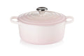 Le Creuset Round Casserole Cast Iron 24 cm Shell Pink