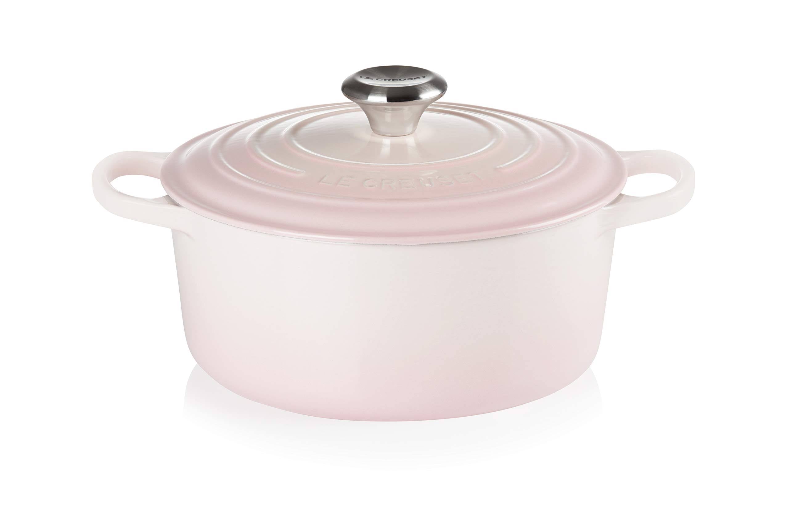 Le Creuset Round Casserole Cast Iron 24 cm Shell Pink