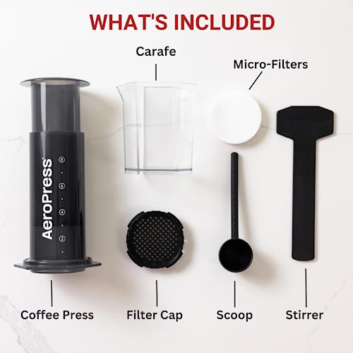 AeroPress Original XL Coffee Press – 3-in-1 Portable Coffee Maker for Camping & Travel C20139