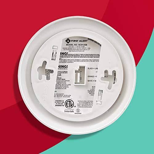 First Alert Hardwired Smoke and Carbon Monoxide Detector with 10-Year Battery Backup O72477