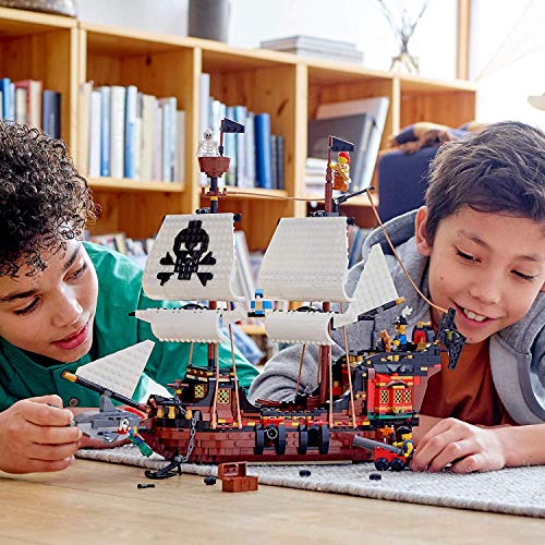 LEGO Creator 3 in 1 Pirate Ship Building Set 31109, 4 Minifigures, Ages 9+ G630
