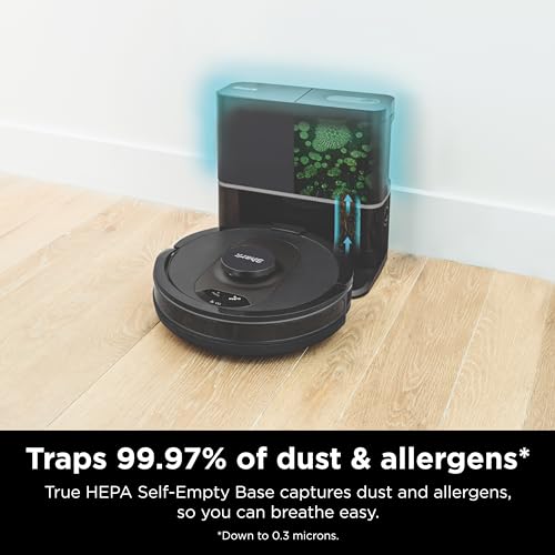 Shark AV2501S AI Ultra Robot Vacuum with Self-Empty Base, Dark Grey S309926
