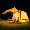 Inflatable Camping Tent with Hand Pump, Waterproof Oxford, 4-6 Person P40923