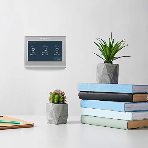 Honeywell Home RTH9585WF Wi-Fi Smart Color Thermostat, 7-Day Programmable, Touch Screen, Energy Star, Alexa Ready I259972