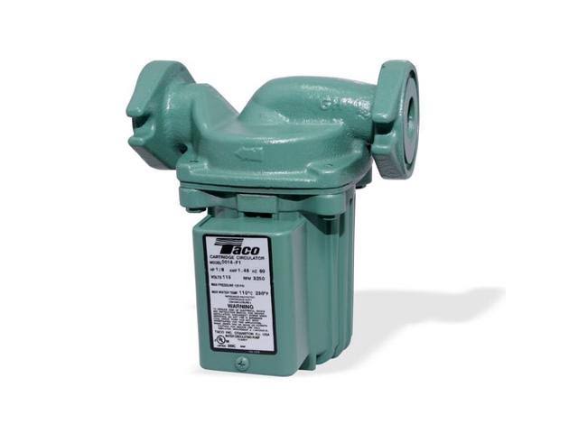 Taco 0014-F1 Cast Iron Circulator Pump, 1/8 HP T43418