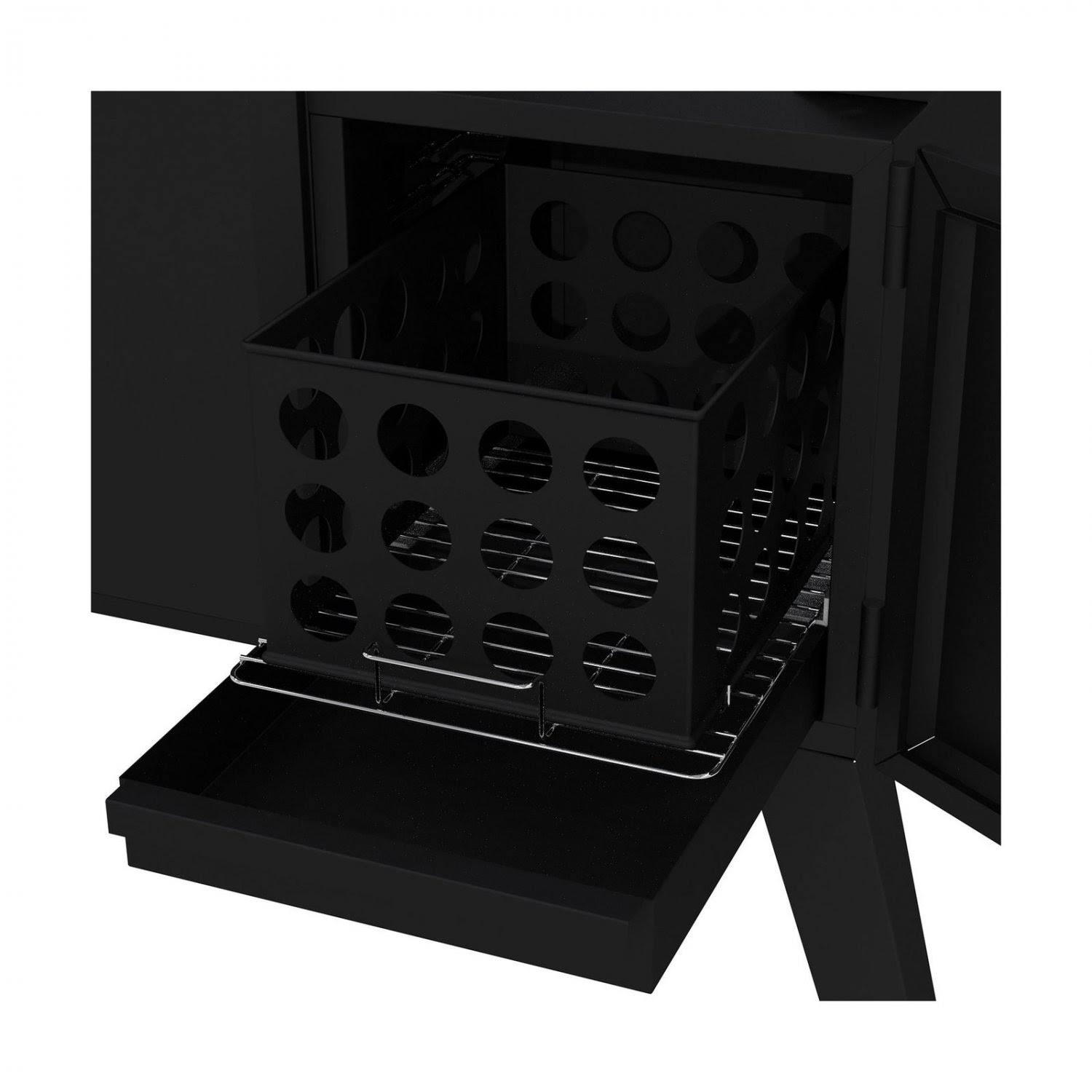 Dyna-Glo Vertical Offset Charcoal Smoker, Black P250