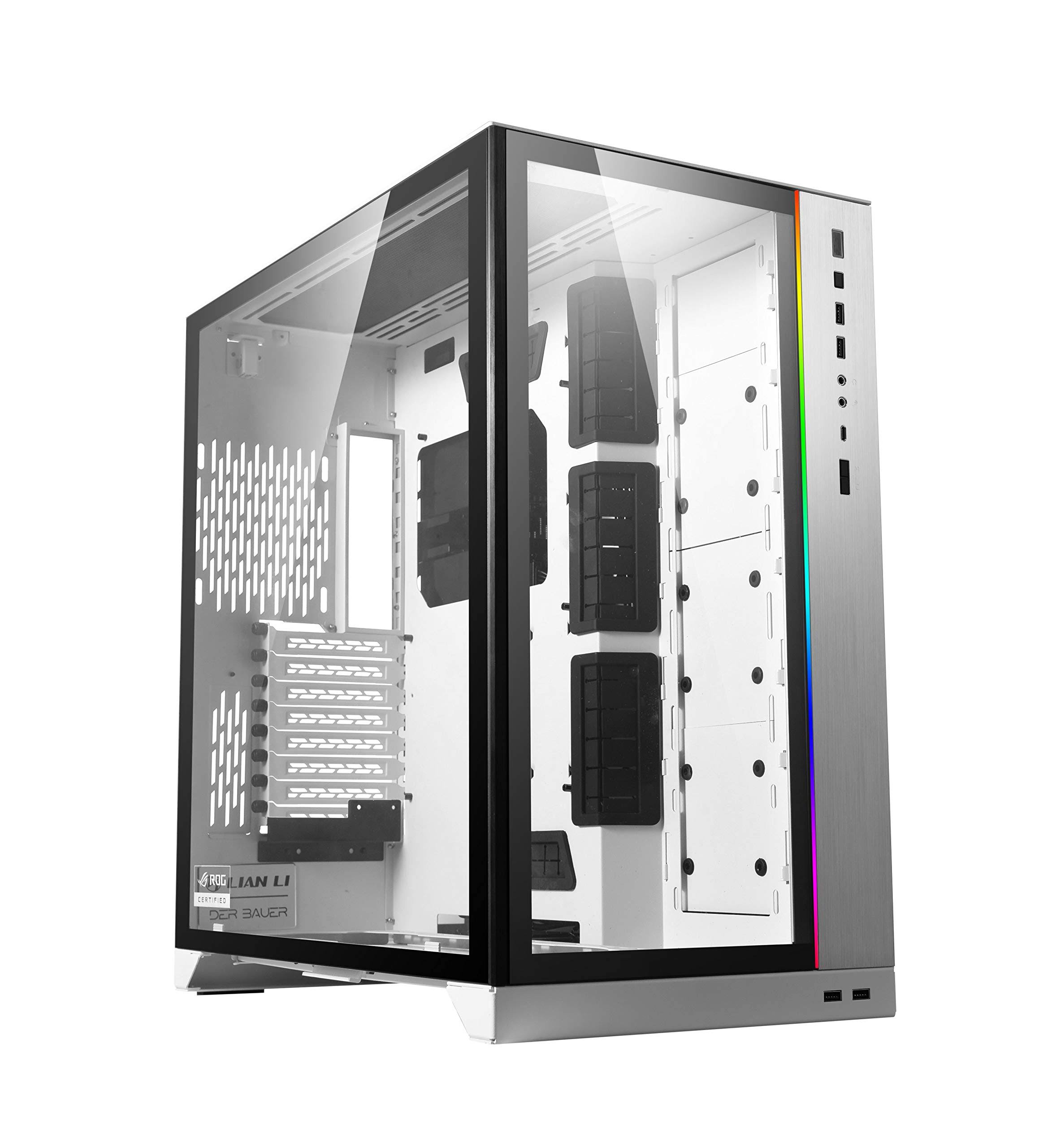 Lian Li O11 Dynamic XL ROG Certified White ATX Full Tower Gaming Case V96561