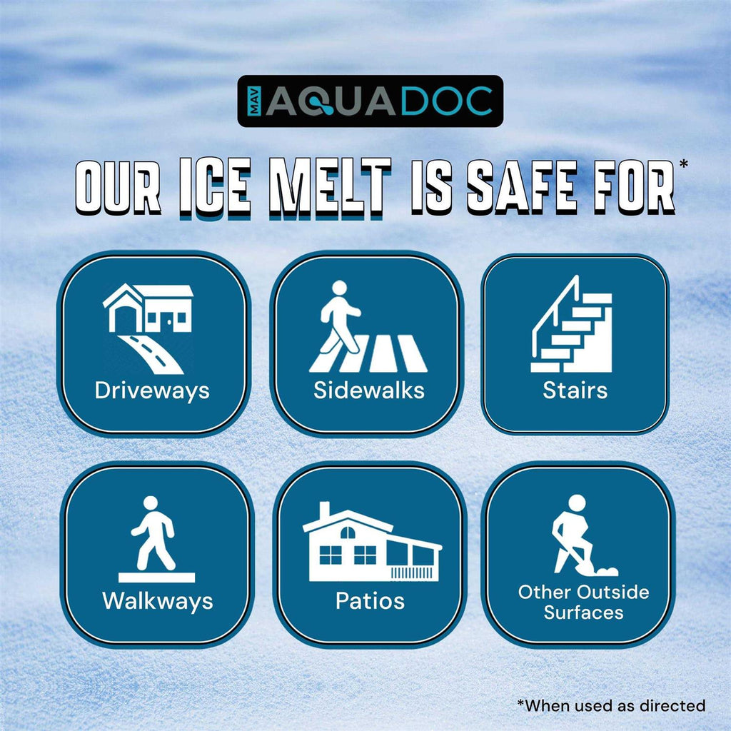 AquaDoc Ice Melt Safe for Concrete Snow Salt Z276