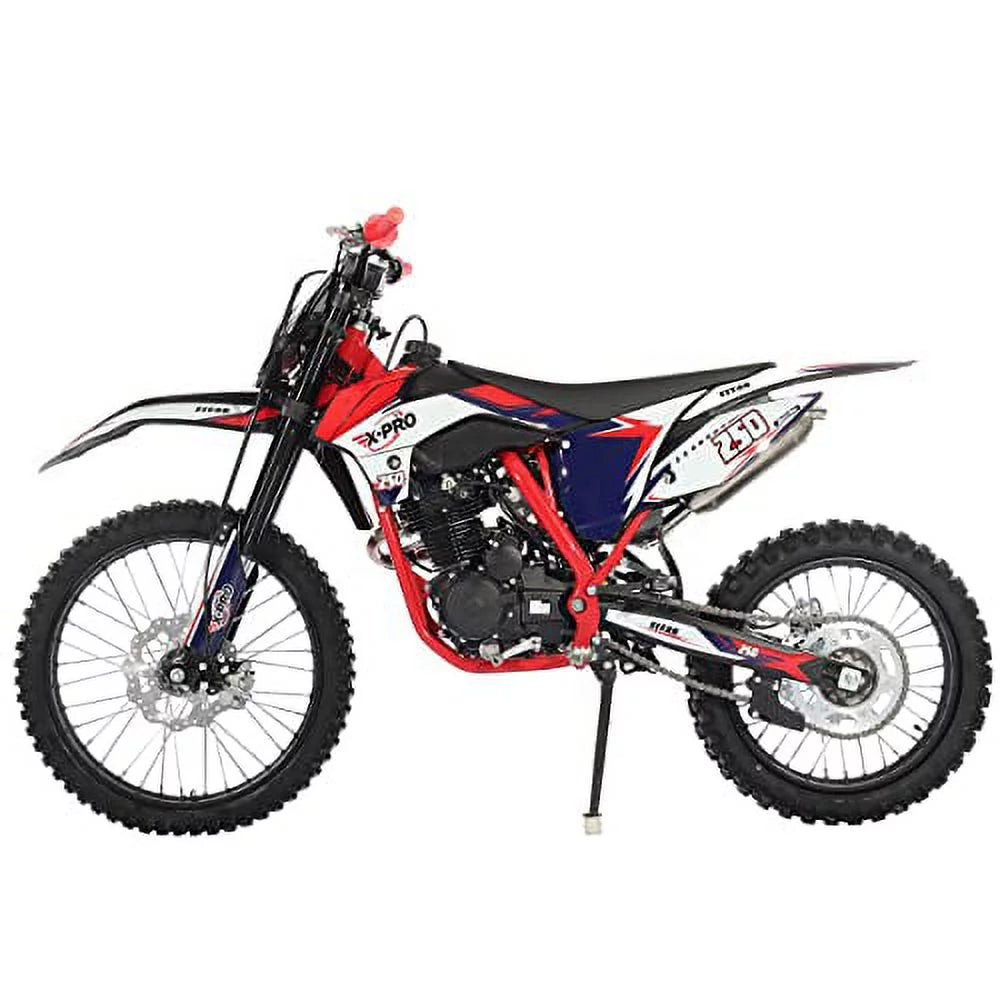 X-Pro Titian 250cc Gas Pit Dirt Bike, 5-Speed Manual, Electric/Kick Start K47156