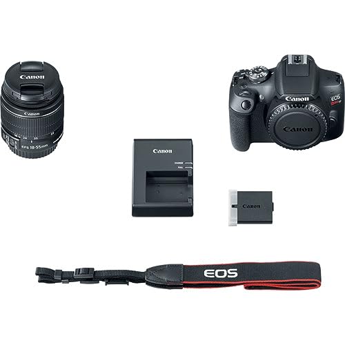 Canon EOS Rebel T7 DSLR Camera with 18-55mm Lens, 64GB Card & Bag R208554