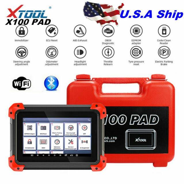 XTOOL X100 Pad Tablet Programmer Odometer Correction Oil Rest OBD2 Scanner USA