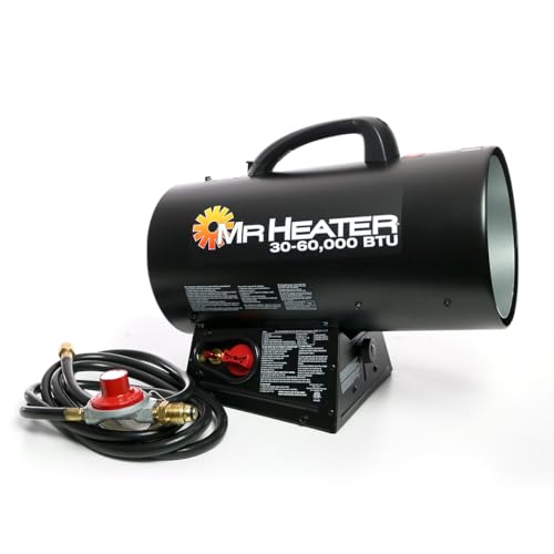 Mr. Heater MH60QFAV 60,000 BTU Portable Propane Forced Air Heater V26549