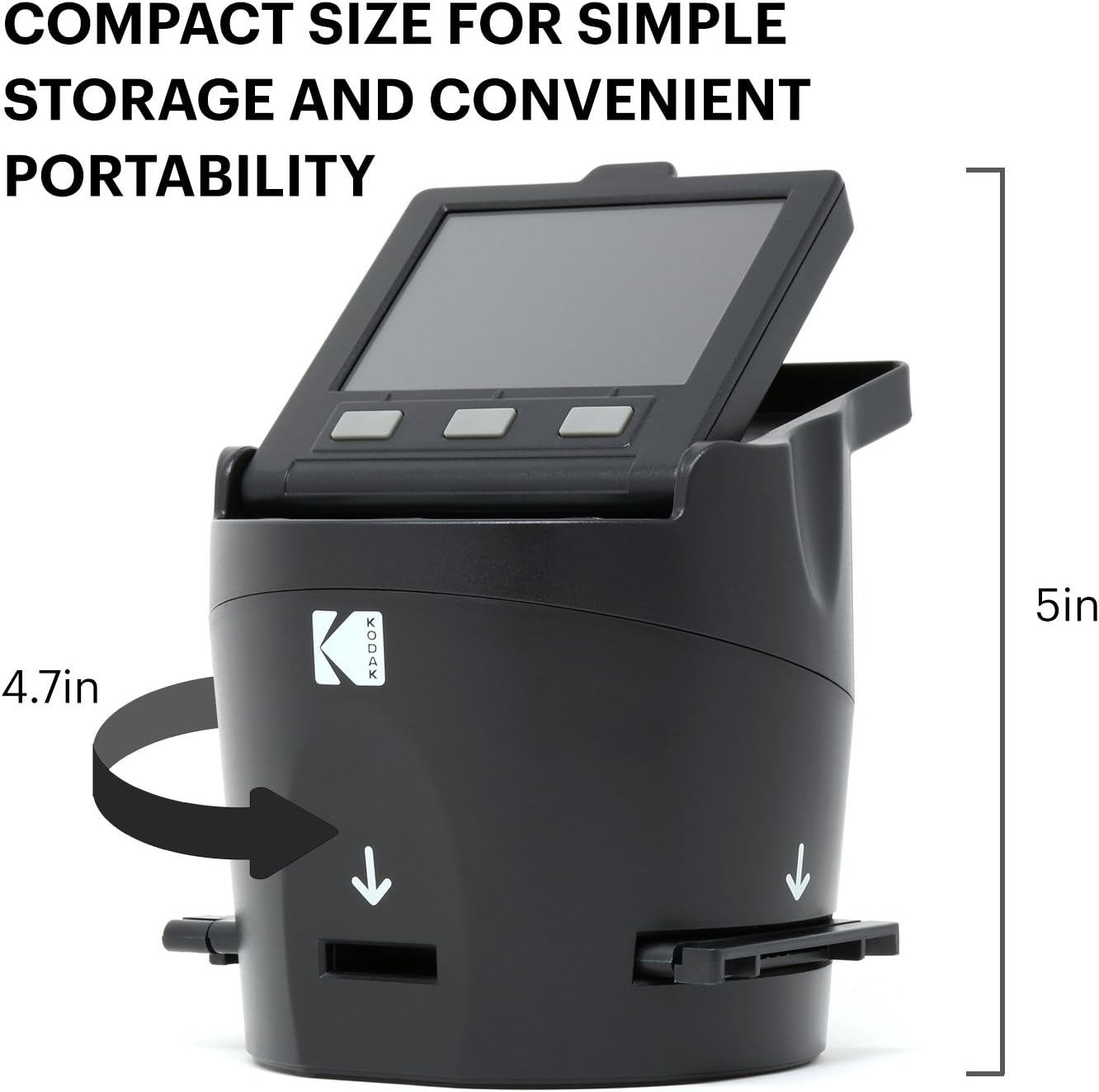 KODAK SCANZA Digital Film & Slide Scanner for 35mm, 126, 110, Super 8 & 8mm to JPEG V425358