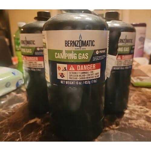 Bernzomatic 16 oz. Propane Gas Cylinders for Camping N184085