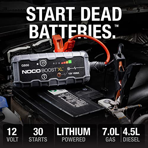 NOCO Boost GB50 1500A UltraSafe 12V Jump Starter for Gas and Diesel Engines J877