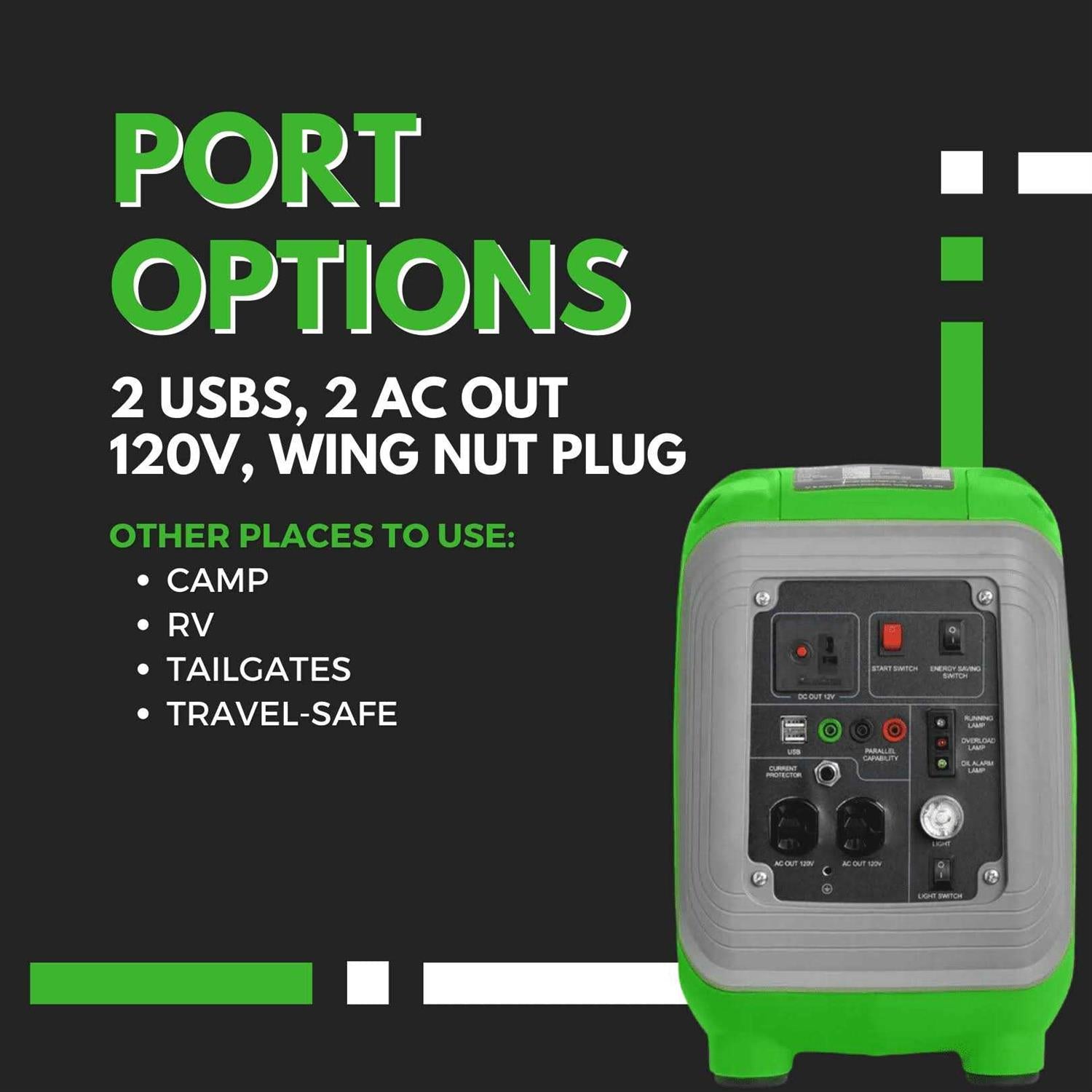 ALP 1000W Propane Generator O33659