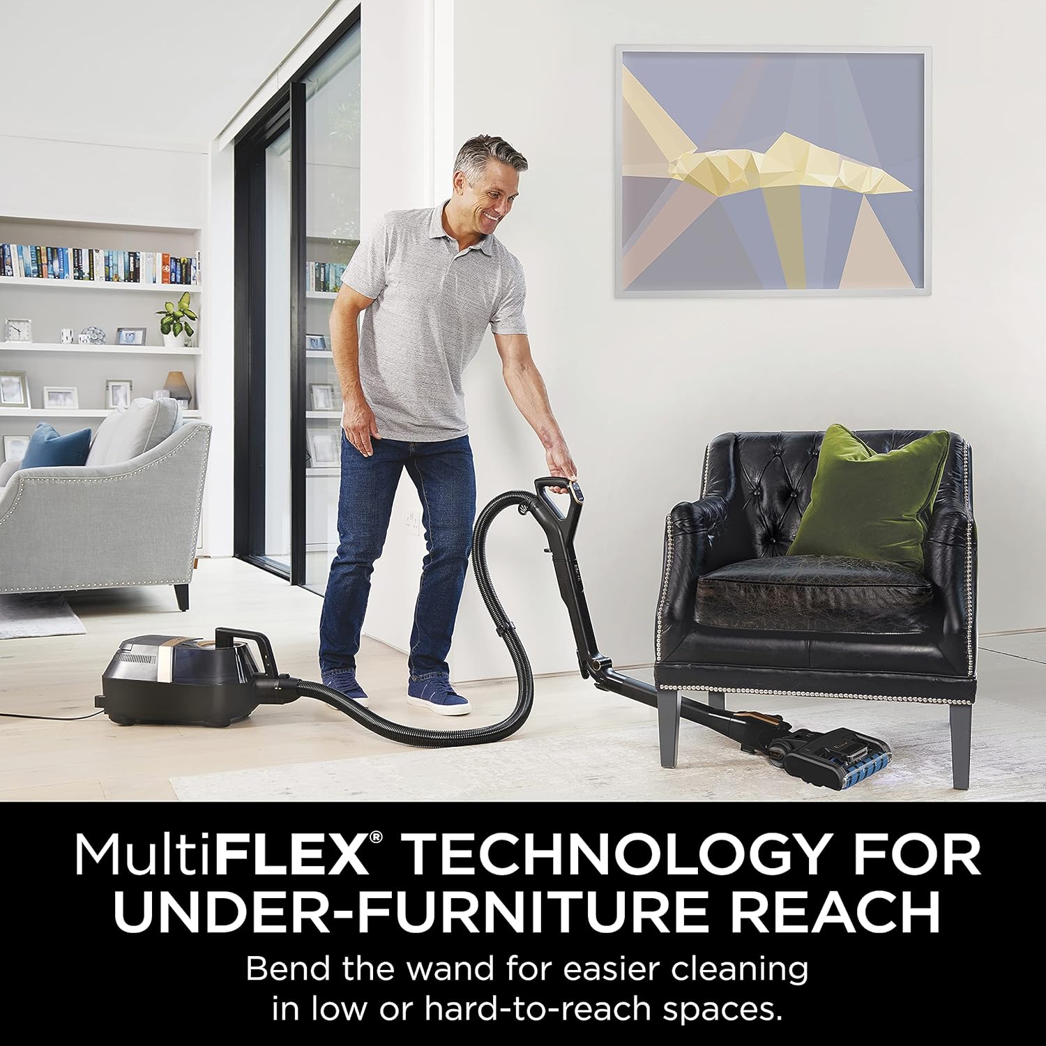 Shark CZ2001 Vertex Bagless Corded Canister Vacuum with Self-Cleaning Brushroll, Black/Copper K35848