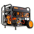 WEN 4750-Watt 120-Volt/240-Volt Dual Fuel Electric Start Portable Generator with Wheel Kit and CO Shutdown Sensor - Shop Hardware Tools Online Store