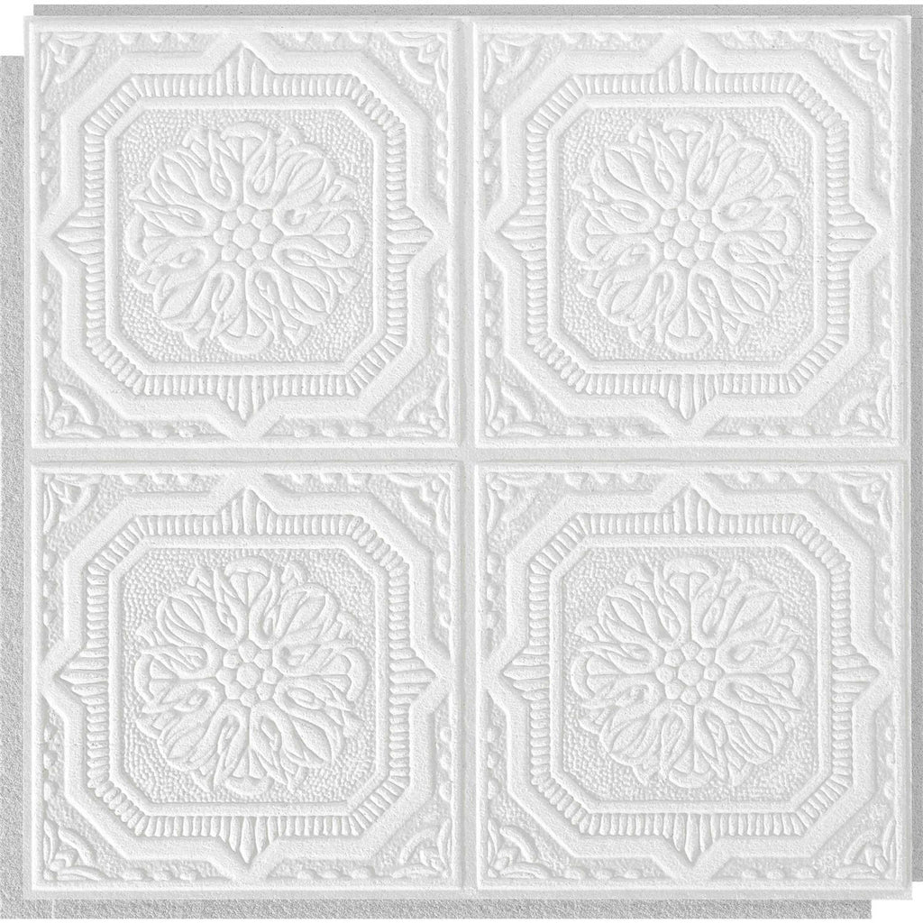 Armstrong Wellington 1 ft. x 1 ft. Clip Up or Glue Up Fiberboard Ceiling Tile in White - Shop Hardware Tools Online Store