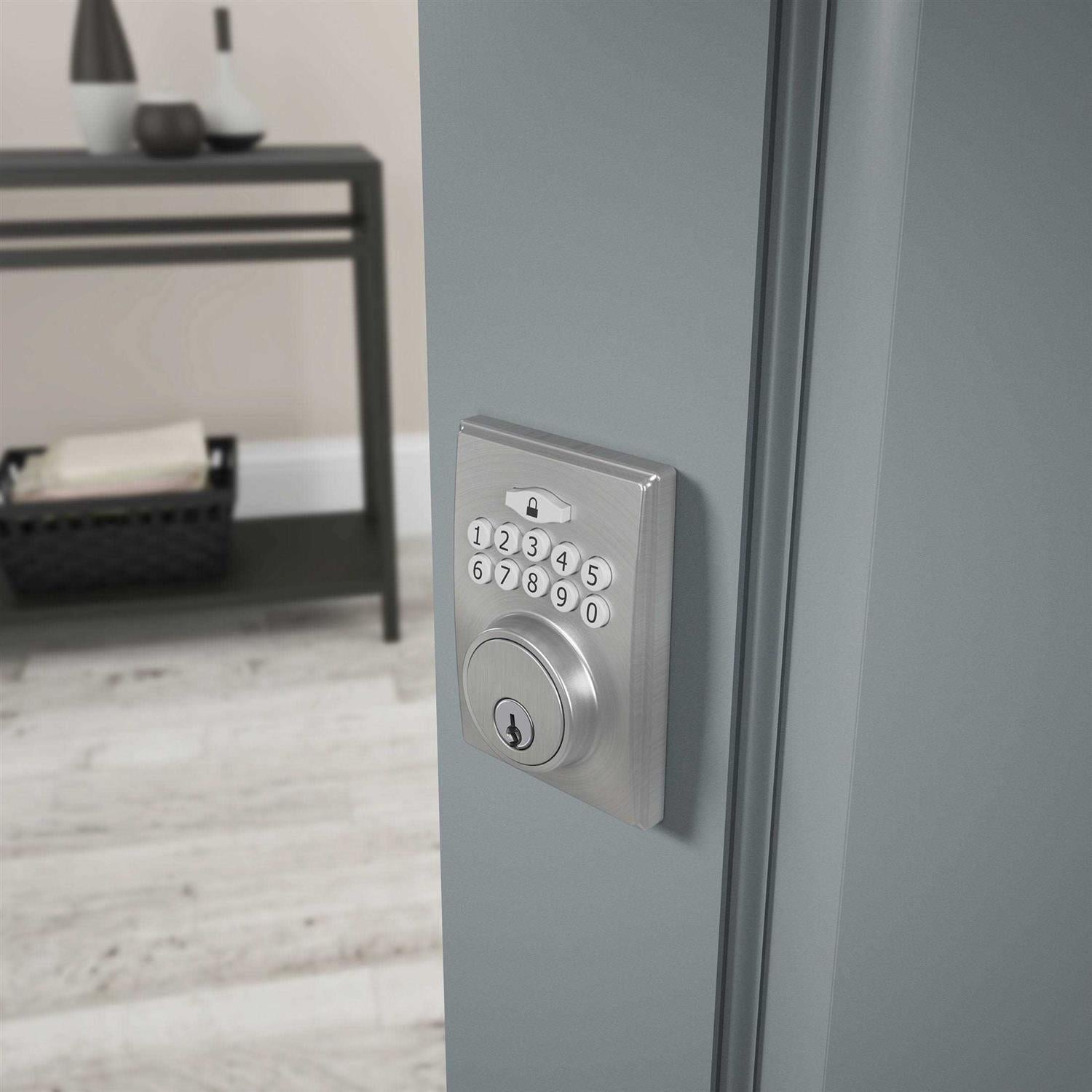 Schlage Truss Keypad Electronic Deadbolt Stainless Steel X392418