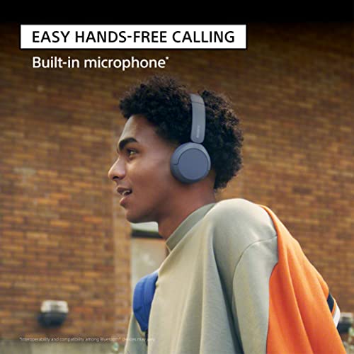 Sony WH-CH520 Wireless Bluetooth On-Ear Headphones with Microphone, Pink C668