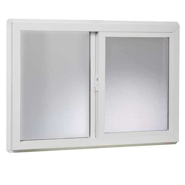 TAFCO Windows 31.75 in. Left-Hand Single Sliding Vinyl Window with Dual Pane Insulated Glass Y290