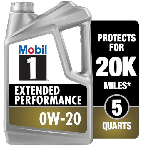 Mobil 1 Advanced Fuel Economy Full Synthetic Motor Oil 0W-20, 5 Quart A306