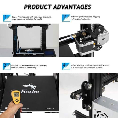 Creality Ender 3 3D Printer DIY Kit with Resume Printing O166770