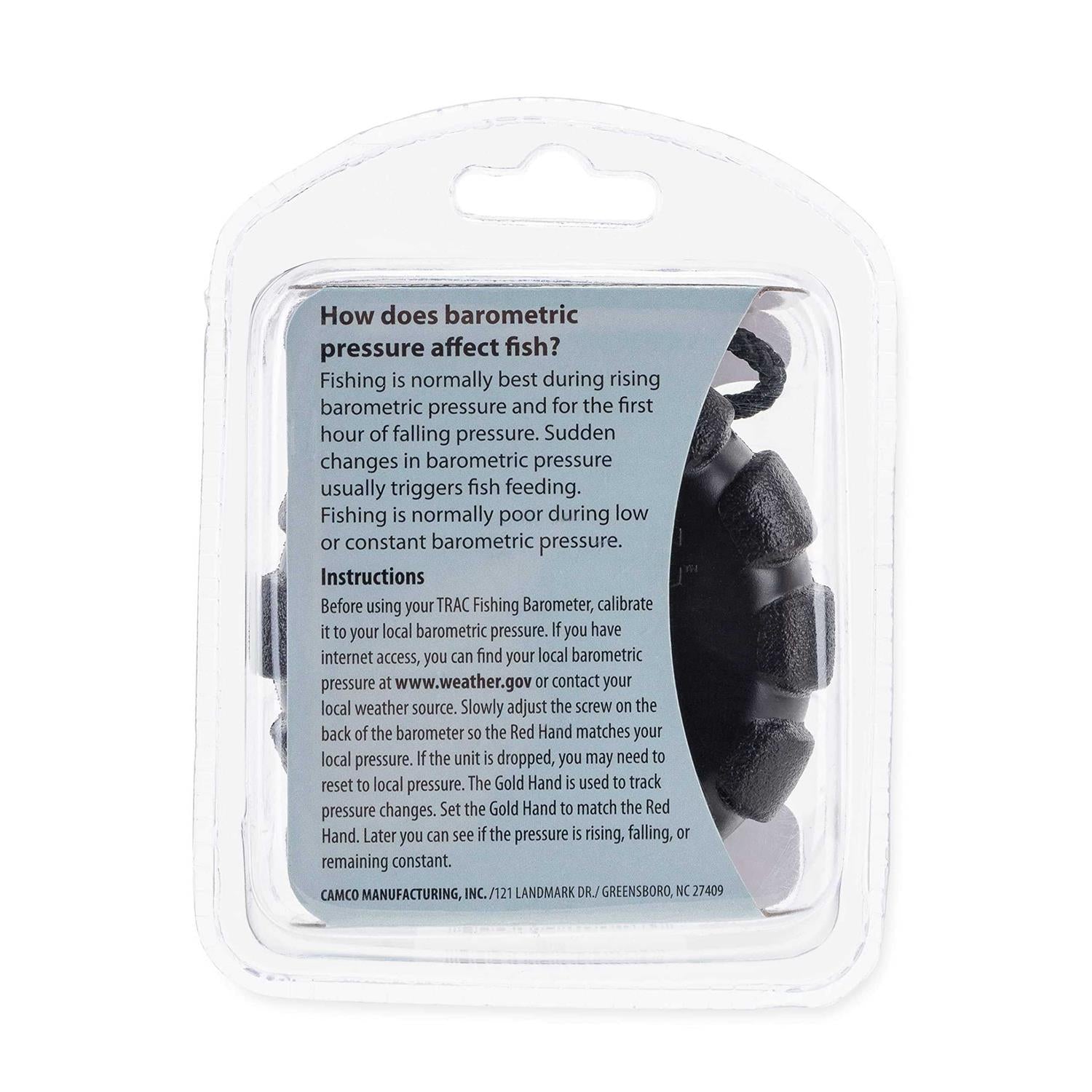Trac Outdoors T3002 Fishing Barometer D671