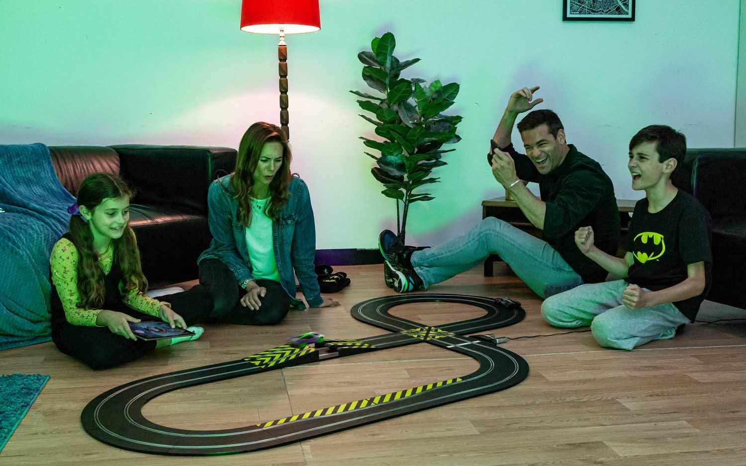 Scalextric Batman vs Joker 1:32 Slot Car Race Track Set C1415T T7480