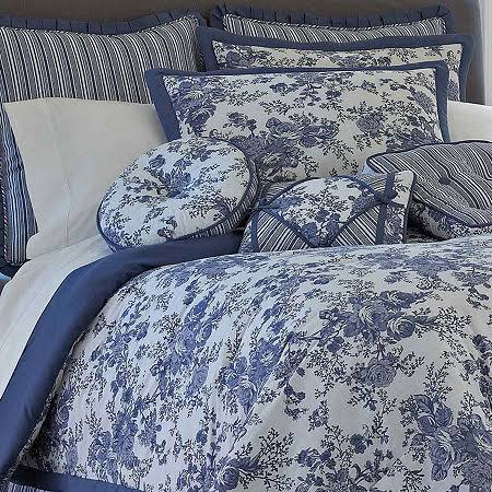 Toile Garden Comforter Set, Multiple Colors C725