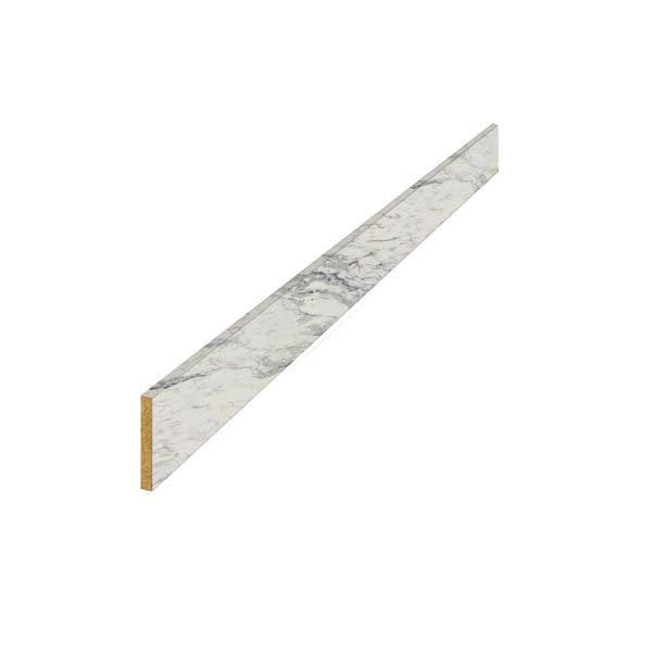 Hampton Bay 8 ft. White Laminate Countertop Kit with Ogee Edge E61796