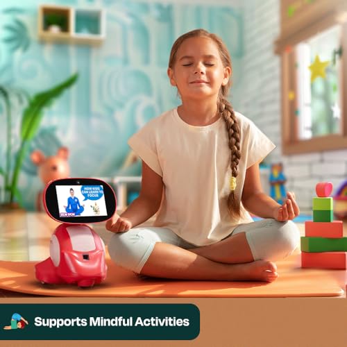 Miko 3 AI Robot for Kids, Smart Educational STEAM Learning Robot, Red X508