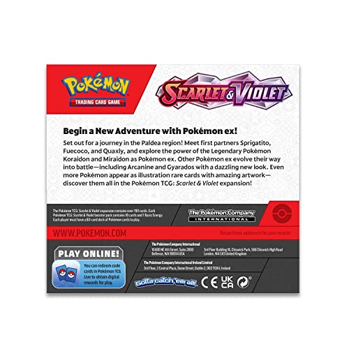 Pokémon TCG Scarlet & Violet Booster Display Box (36 Packs) I139