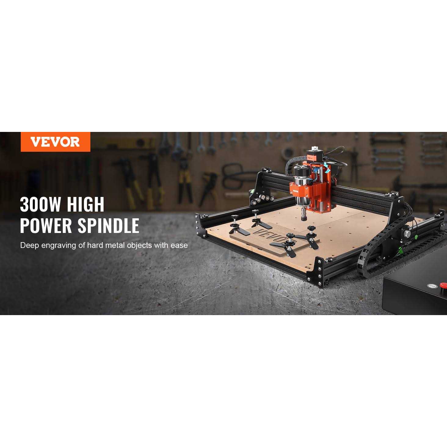 VEVOR CNC Router Machine 300W 3 Axis Wood Engraving Carving Milling Kit D514368